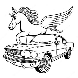 Mustang Pagine Da Colorare