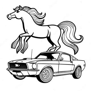 Pagina Da Colorare Del Mustang 18295-15328