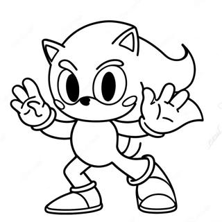 Pagina Da Colorare Di Sonic Silver 18635-15600