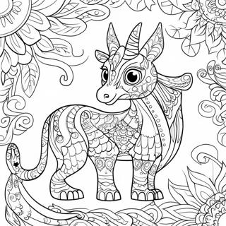 Alebrijes Pagine Da Colorare