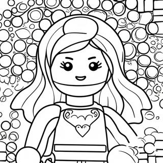 Principessa Lego Pagine Da Colorare