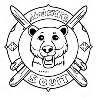 Pagina Da Colorare Del Logo Dei Cub Scout 18978-15872