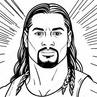 Pagina Da Colorare Roman Reigns Wwe 19228-16071