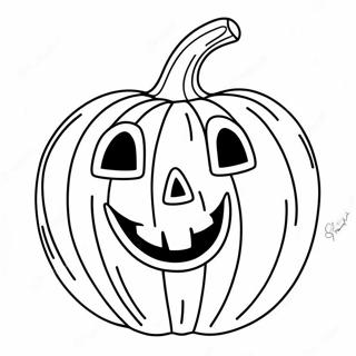 Pagina Da Colorare Di Jack Olantern Sorridente 19549-18289