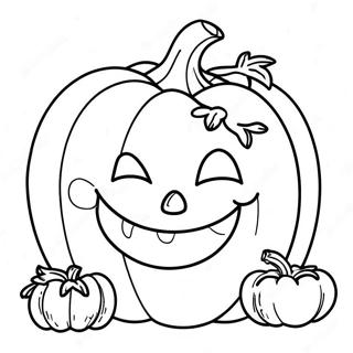 Pagina Da Colorare Di Jack Olantern Sorridente 19549-18292