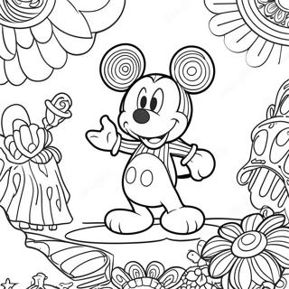 Pagina Da Colorare Disney Psichedelica 19568-18302