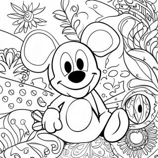 Pagina Da Colorare Disney Psichedelica 19568-18304