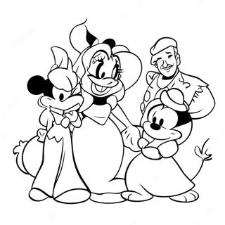 Pagina Da Colorare Di Personaggi Disney Colorati 19569-18308