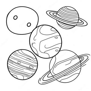 Pagina Da Colorare Del Sistema Solare 1961-1610