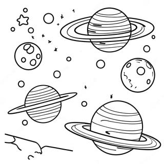 Pagina Da Colorare Del Sistema Solare 1961-1611