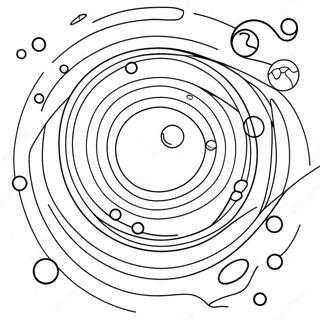 Pagina Da Colorare Dellorbita Planetaria Colorata 1962-1615