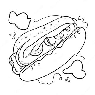 Pagina Da Colorare Del Hot Dog 19818-18503