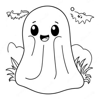 Carino Fantasma Boo Da Colorare 19839-18523