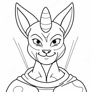 Beerus Pagine Da Colorare