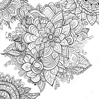 Pagina Da Colorare Del Mandala Henna 20069-18696