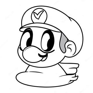 Pagina Da Colorare Di Super Mario Odyssey Cappy 20201-18783