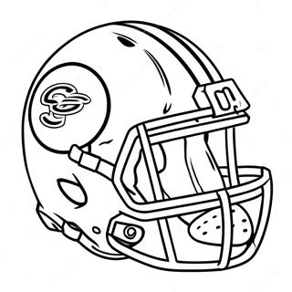 Pagina Da Colorare Del Casco Dei Cleveland Browns 20252-18828