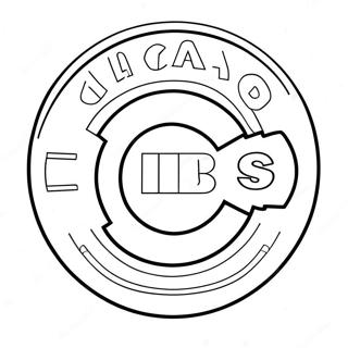 Pagina Da Colorare Del Logo Dei Chicago Cubs 20341-18894