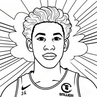 Lamelo Ball Pagine Da Colorare