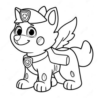 Pagina Da Colorare Di Rocky Della Paw Patrol 20782-19240