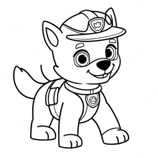 Pagina Da Colorare Di Rocky Della Paw Patrol In Azione 20783-19241