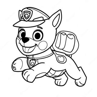 Pagina Da Colorare Di Rocky Della Paw Patrol In Azione 20783-19243