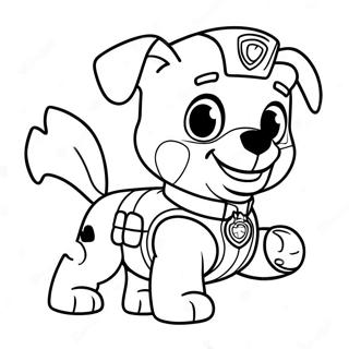 Pagina Da Colorare Di Rocky Della Paw Patrol In Azione 20783-19244