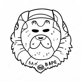 Pagina Da Colorare Del Logo Bape 20812-19262