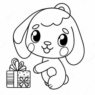 Cinnamoroll Natale Pagine Da Colorare