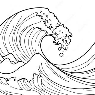 Imponente Onda Di Tsunami Da Colorare 21033-19442