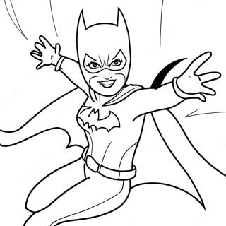 Batgirl In Azione Da Colorare 21083-19479