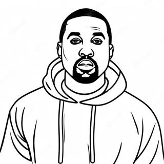 Pagina Da Colorare Di Kanye West 21292-19642