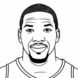 Pagina Da Colorare Di Kevin Durant 21452-19772