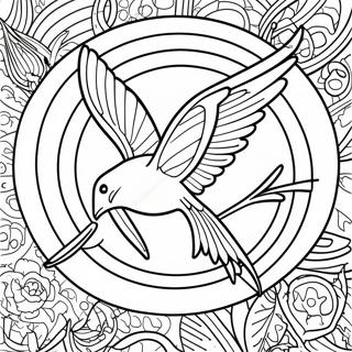 Pagina Da Colorare Del Logo Di Hunger Games 21562-19858