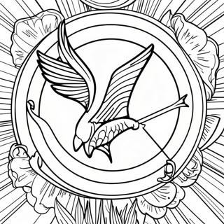 Pagina Da Colorare Del Logo Di Hunger Games 21562-19860