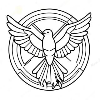 Pagina Da Colorare Del Logo Di Hunger Games 21562-20003