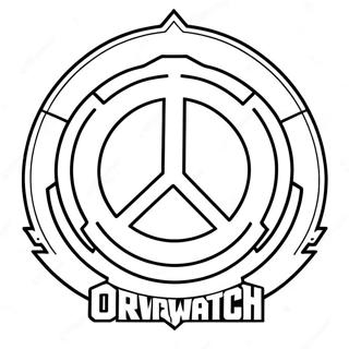 Pagina Da Colorare Del Logo Di Overwatch 21592-20027