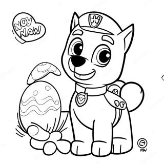 Pagina Da Colorare Di Pasqua Di Paw Patrol 21872-20251