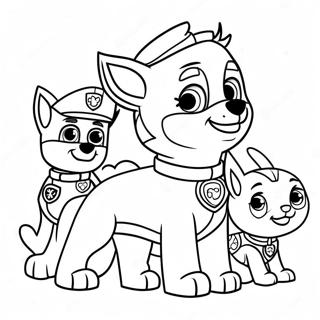 Pagina Da Colorare Di Pasqua Di Paw Patrol 21872-20252