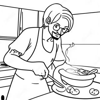 Sanji Che Cucina Pasti Deliziosi Da Colorare 22154-20472