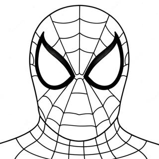 Pagina Da Colorare Della Maschera Di Spiderman 22264-20558