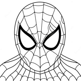 Pagina Da Colorare Della Maschera Di Spiderman 22264-20559