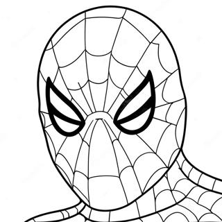 Pagina Da Colorare Della Maschera Di Spiderman 22264-20560