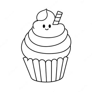 Adorabile Disegno Da Colorare Di Cupcake 22694-20902