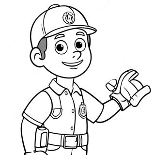 Pagina Da Colorare Di Handy Manny 22803-20978