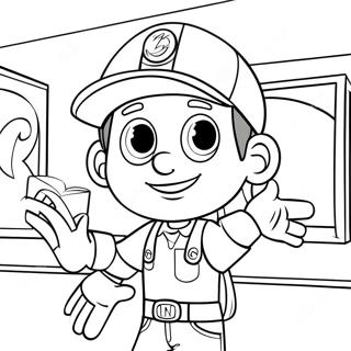 Pagina Da Colorare Di Handy Manny 22803-20979