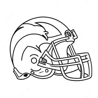 Pagina Da Colorare Del Logo Dei Denver Broncos 22893-21050