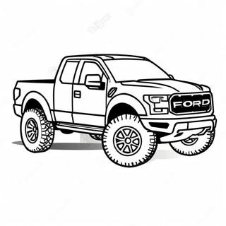 Ford Raptor Pagine Da Colorare