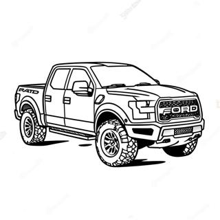 Pagina Da Colorare Ford Raptor Fuoristrada 23003-21140