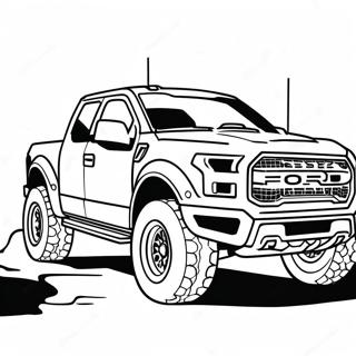 Pagina Da Colorare Ford Raptor In Azione 23004-21142